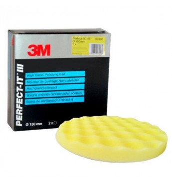 Perfect-it III conv.foam pad yellow 150mm