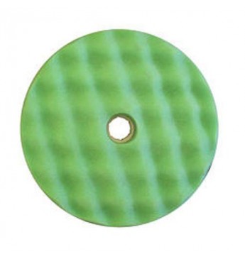 3M™ Dvipusė žalia gofruota poliravimo kempinė 150 mm  greitos fiksacijos
