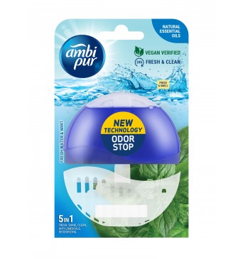 ~AMBI PUR WC bloks Fresh Water & Mint 55 ml