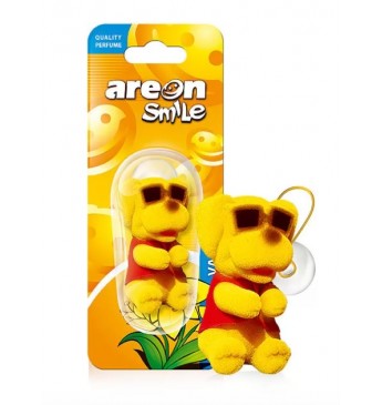 AREON auto gaisa atsvaidzinātājs Smile toy Yellow Dog-Vanilla