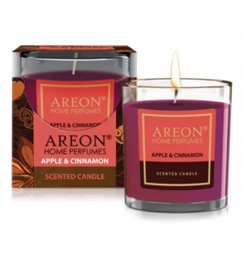 Aromātiska svece Apple&Cinnamon, 120g (~25 h) │Areon
