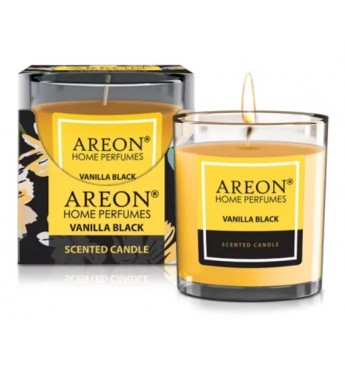 Aromātiska svece Vanilla black, 120g (~25 h) │Areon