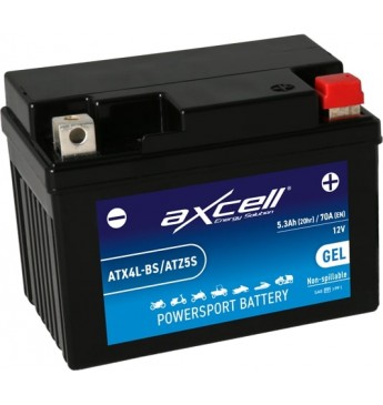 Axcell GEL 5Ah 70A -/+ 12V akumuliatorius 113x70x85mm  