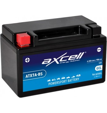 AXCELL GEL 6Ah 90A +/- 12V akumuliatorius 150x87x93mm