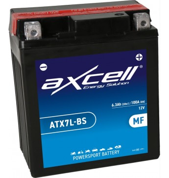 Axcell MF 6Ah 100A  -/+ 12V akumuliatorius 113x70x130mm  