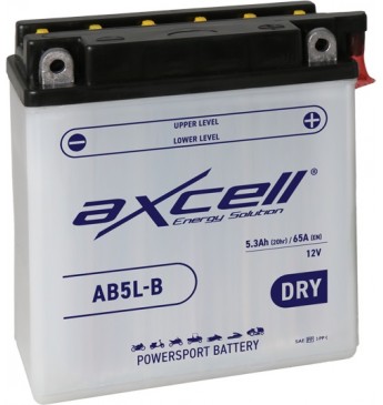 Axcell DRY 5Ah 65A -/+ 12V akumuliatorius 120x60x130mm  