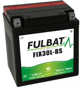 Fulbat MF 30Ah 400A -/+ 12V akumuliatorius 165x125x175mm  