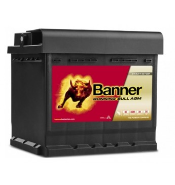 Banner 50Ah 640A RUNNING BULL AGM 12V 210x175x190mm