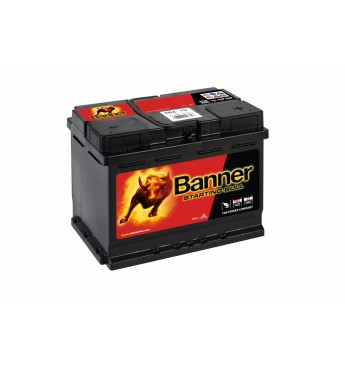 Akumulators Battery Banner 62Ah 510A Starting Bull 12V 241x175x190mm