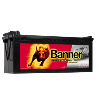 Akumulators Banner 225Ah 1150A Buffalo Bull PRO 12V 517x273x212/240mm