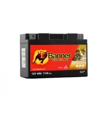 Akum. BANNER 8Ah Bike Bull GEL 12V 112A 150x69x105mm