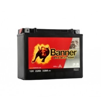 Akum. Banner 22Ah Bike Bull AGM 12V 320A 205x87x162mm