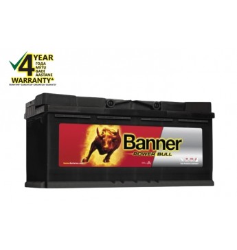 Akumulators Banner 110Ah 900A 12V Power PRO 394x175x190mm