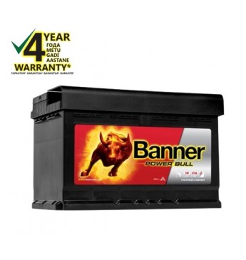 Banner 77Ah 700A 12V Power PRO akumuliatorius 278x175x190mm  