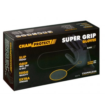 Nitrila cimdi super grip XL melni (80gb.)