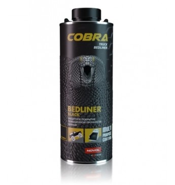 COBRA BEDLINER BLACK 600ml