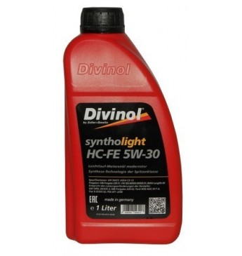 Syntholight DIVINOL HC-FE 5 W-30 1 l, MB229.51,229.52; VW505.02