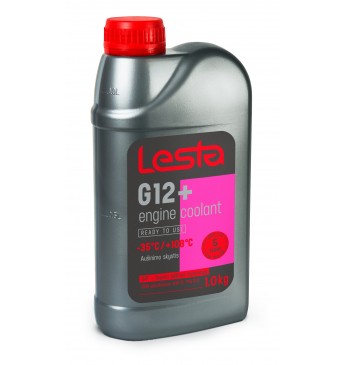 LESTA Antifrīzs G12 -35°C, 1kg sarkans