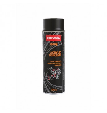 Akrila krāsa aeros. melns BLACK MAT 500ml