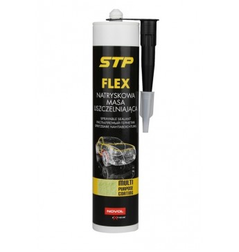 Izsmidzināms hermētiķis STP FLEX melns 290ml