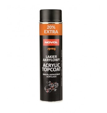 Spray ACRYL BLACK MAT 0.6L