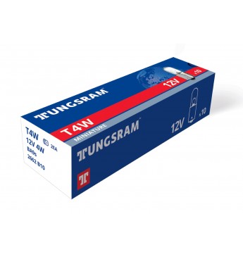 ~auto spuldze 12V T4W BA9S, kārbā 10