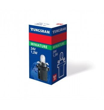 ~GE auto spuldze 24V W1,2W plastmasas cokols , kārbā 10gab