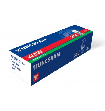 ~GE auto spuldze 24V W3W W2.1x9.5d, kārbā 10gab