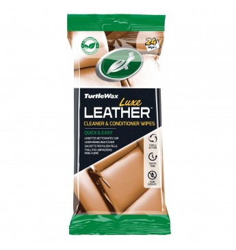 LUXE LEATHER WIPES 24PK X6